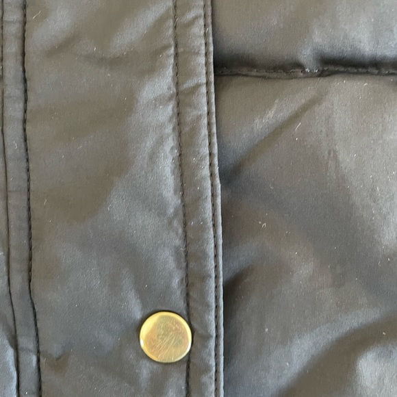 JCREW MERCANTILE long puffer jacket with gold zipper/buttons - Picture 5 of 5